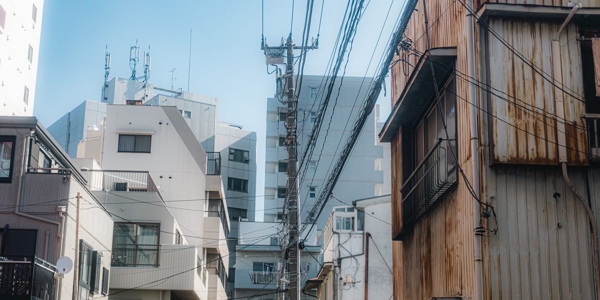 東京の住宅街の風景
