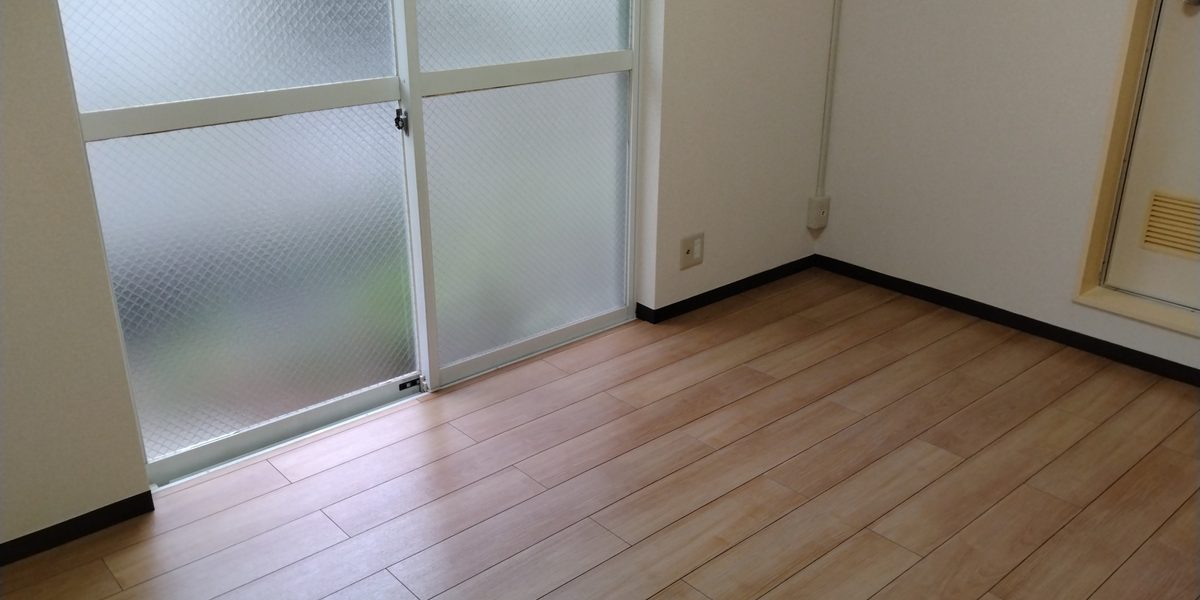 誰もいなくなった賃貸物件の空室